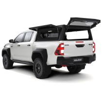  Hardtop noir Alu-Cab Toyota Hilux Revo 2016+ double cabine robuste 